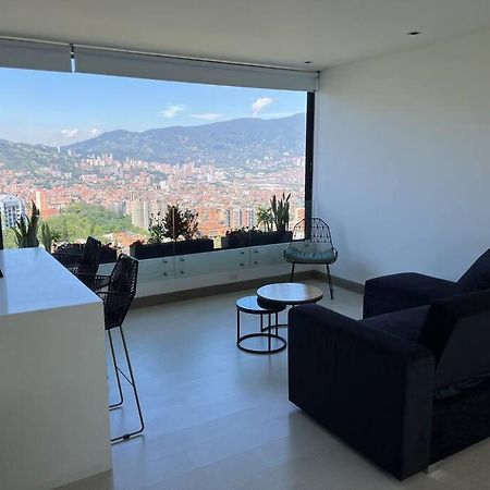 Apartamento De Lujo Con La Mejor Vista De Medellin Apartman Kültér fotó