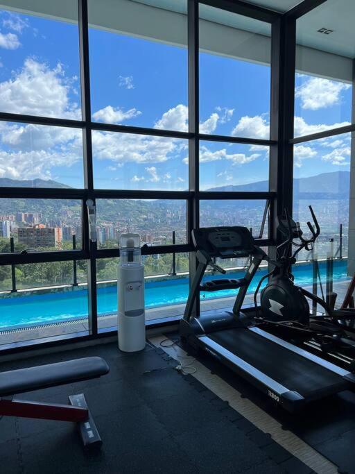 Apartamento De Lujo Con La Mejor Vista De Medellin Apartman Kültér fotó