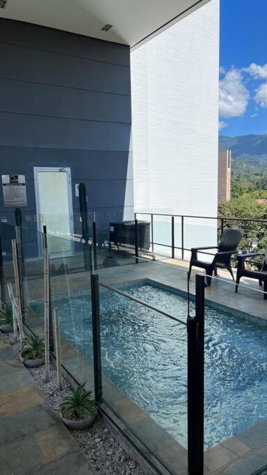 Apartamento De Lujo Con La Mejor Vista De Medellin Apartman Kültér fotó